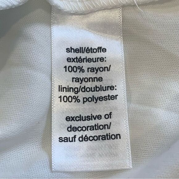 Maurice’s White Crochet V Neck Mini Dress Size Large - Picture 8 of 11